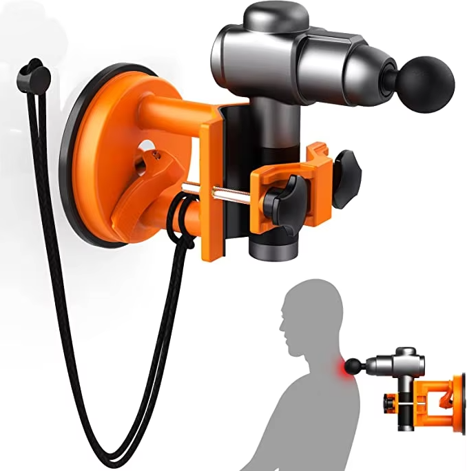 Suction Cups Massage Gun Holder – Hands-Free Self Massage