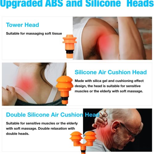 Massage Gun Attachments 15 PCS – Versatile Deep Tissue Heads