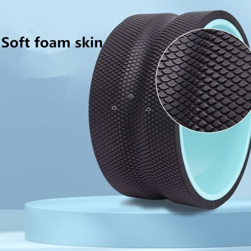 Yoga Wheel Set 3pcs: TPE Massage Rollers for Muscle Relaxation