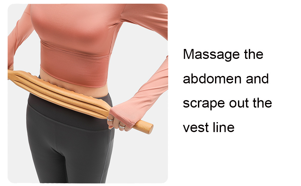 gua sha wooden massage tool