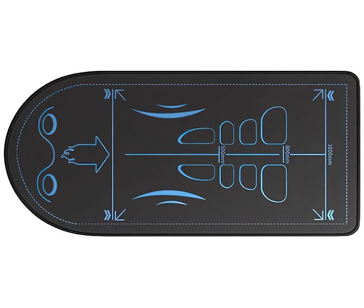 Exercise Equipment Mat for Ab Roller Wheel and Yoga Workouts