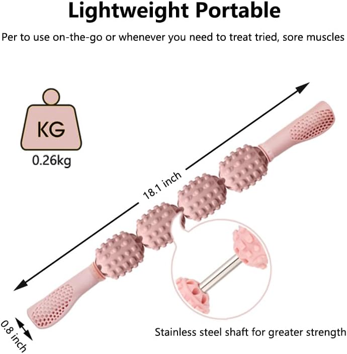 Deep Tissue Massage Roller Stick for Muscle Recovery