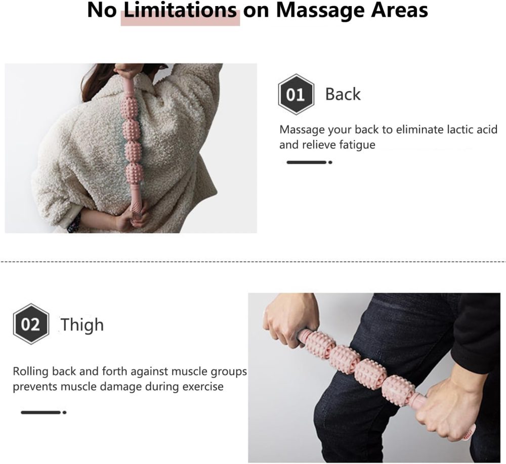 Deep Tissue Massage Roller Stick for Muscle Recovery