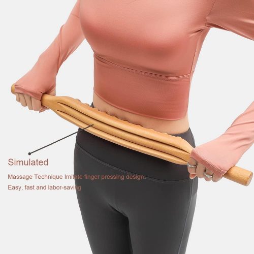 Double Row Gua Sha Wood Therapy Massage Tools