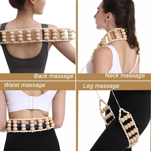 Wood Therapy Massage Roller for Pain Relief & Relaxation