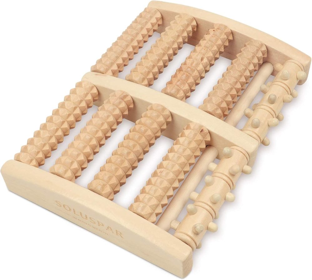 Dual Foot Massager Roller for Pain Relief & Relaxation