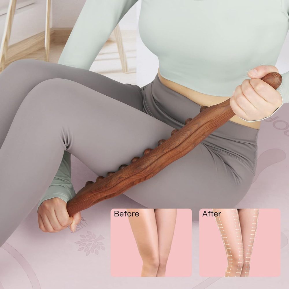 Wood Therapy Lymphatic Drainage Roller Stick Tools