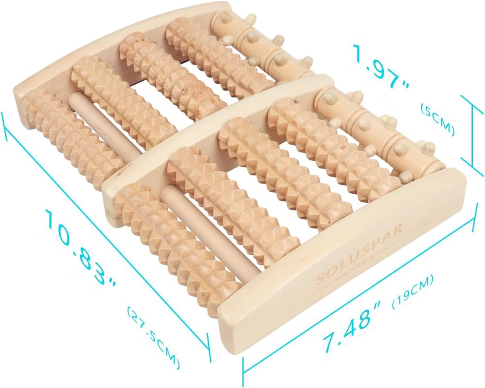 Dual Foot Massager Roller for Pain Relief & Relaxation