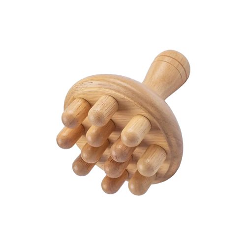 Wooden Mushroom Massager for Muscle Relief & Drainage
