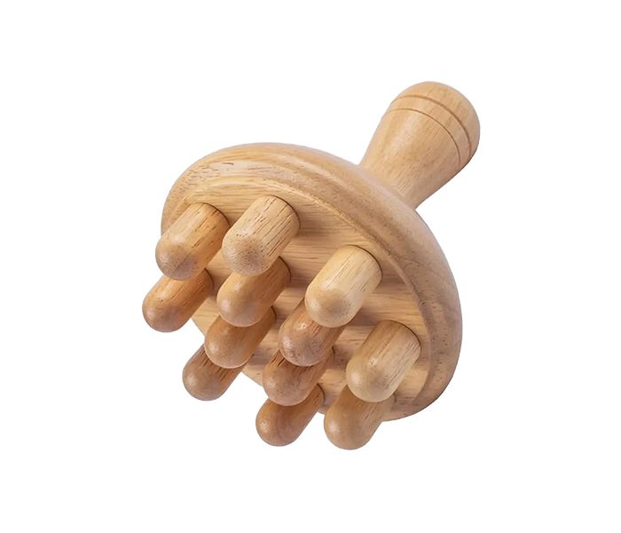 Wooden Mushroom Massager for Muscle Relief & Drainage