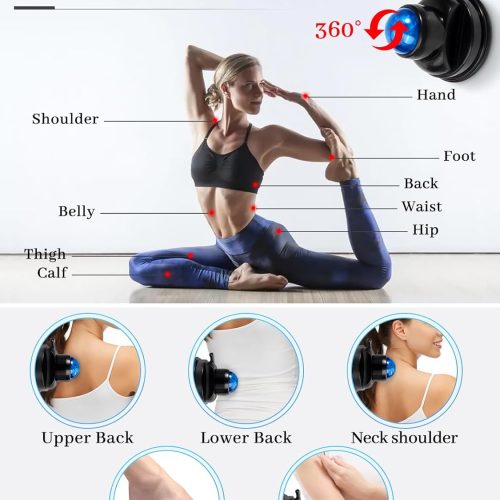 Wall Mounted Massage Ball for Pain Relief & Relaxation