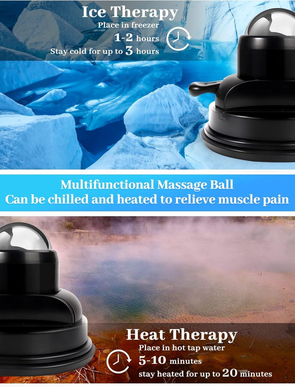 Wall Mounted Massage Ball for Pain Relief & Relaxation