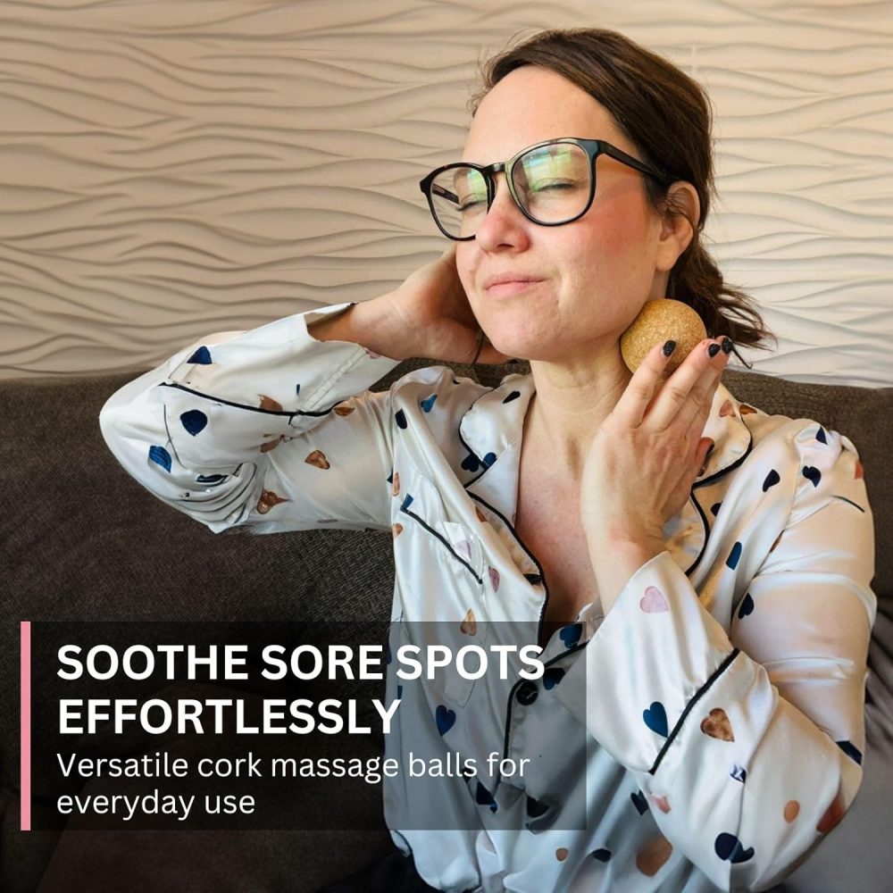 Cork Massage Balls -Eco-Friendly for Pain Relief