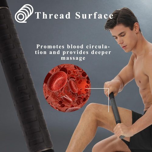 Muscle Roller Stick: Deep Tissue Relief for Legs & Neck