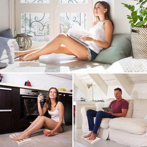 Dual Foot Massager Roller for Pain Relief & Relaxation