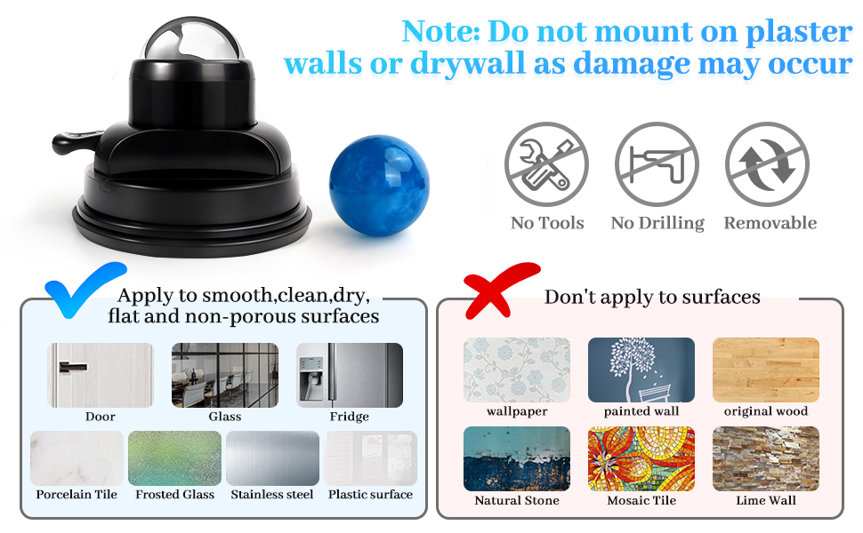 Muscle Massage Ball,2pcs Replaceable Wall Massage Ball Trigger Point